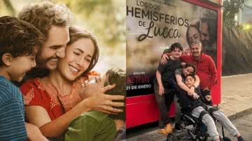 Os Dois Hemisférios de Lucca: ficção e realidade - Divulgação/Netflix e arquivo pessoal