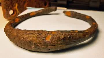 Bracelete da Era Viking encontrado na Suécia - Divulgação/County Administrative Board of Kalmar County