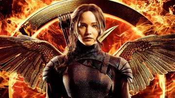 Katniss Everdeen (Jennifer Lewrence) na adaptação cinematográfica de Jogos Vorazes - Lions Gate Entertainment