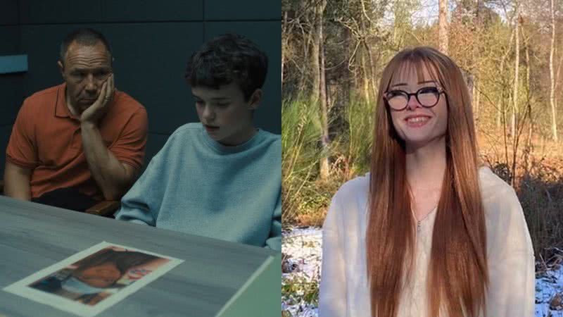 Cena de "Adolescência" (à esqu.) e foto de Brianna Ghey (à dir.) - Divulgação e arquivo pessoal