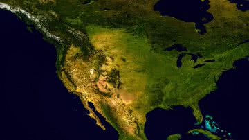 Mapa dos EUA - Getty Images