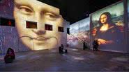 Exposição imersiva de Da Vinci - Divulgação/Visualfarm Gymnasium
