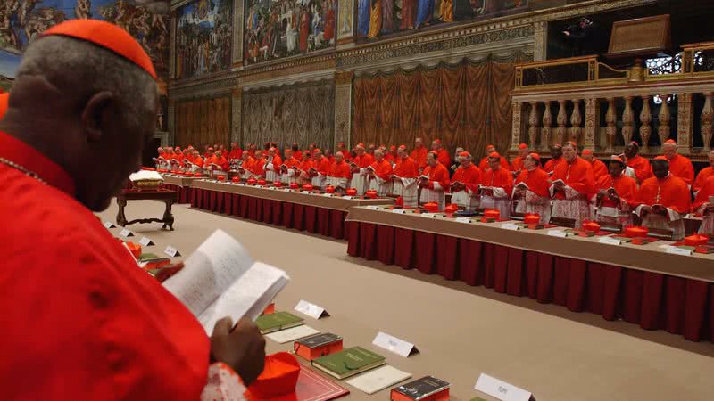 Cardeais que participaram do conclave em 2005 - Getty Images