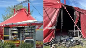 Cuspidor de fogo incendiou tenda de circo com 113 crianças dentro - Reprodução/Facebook/Prefeitura de Aldenhoven