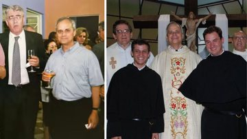 Robert Prevost participou de aniversário de colégio em BH e de evento em Mário Campos - Divulgação/Colégio Santo Agostinho; Arquivo Padres Agostinianos