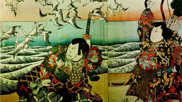 Representação artística de samurais - Getty Images