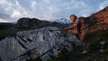 Imagem ilustrativa de um neandertal - Getty Images