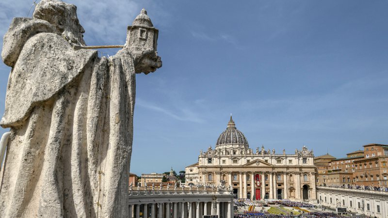 Fotografia da Basílica de São Pedro, no Vaticano - Getty Images