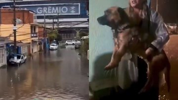 Cenas registradas durante novas enchentes no Rio Grande do Sul - Reprodução/Redes Sociais