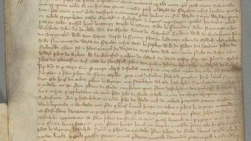 Trecho de carta encontrada - Divulgação/Arquivos de Hampshire e do Conselho do Condado de Hampshire