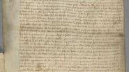 Trecho de carta encontrada - Divulgação/Arquivos de Hampshire e do Conselho do Condado de Hampshire