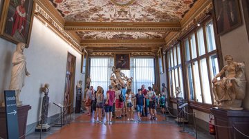 Galeria Uffizi, em Florença, na Itália - Reprodução/Instagram/@uffizigalleries
