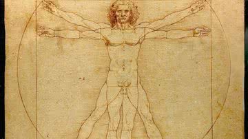 O Homem Vitruviano, de Leonardo da Vinci - Galerie dell'Accademia, Veneza