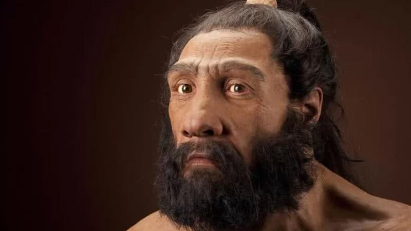 Representação de um neandertal europeu - Divulgação/Universidade de Edinburgo