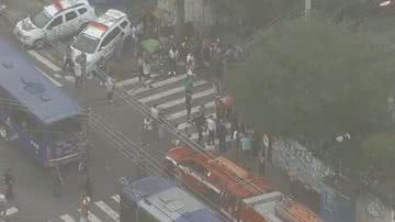 Registros do local em  que o ataque foi registrado - Reprodução/Vídeo